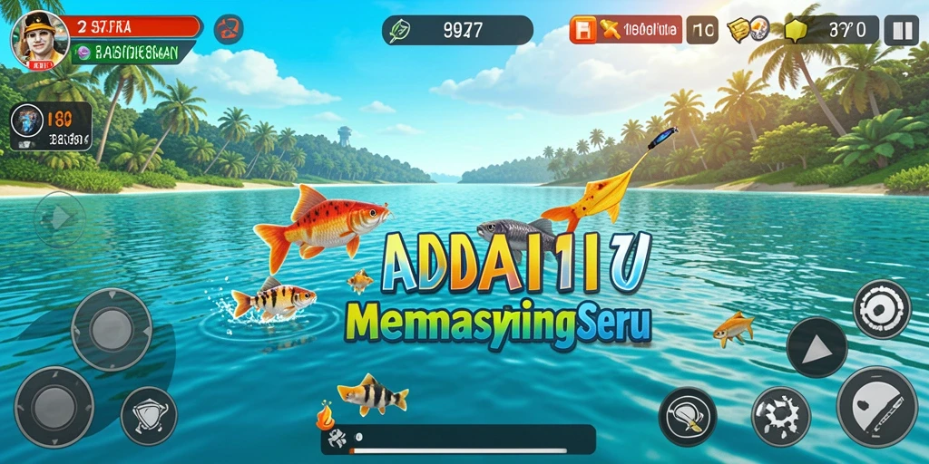 Gameplay menarik dalam memancing ikan di ADAM77 dengan tampilan visual yang memukau.