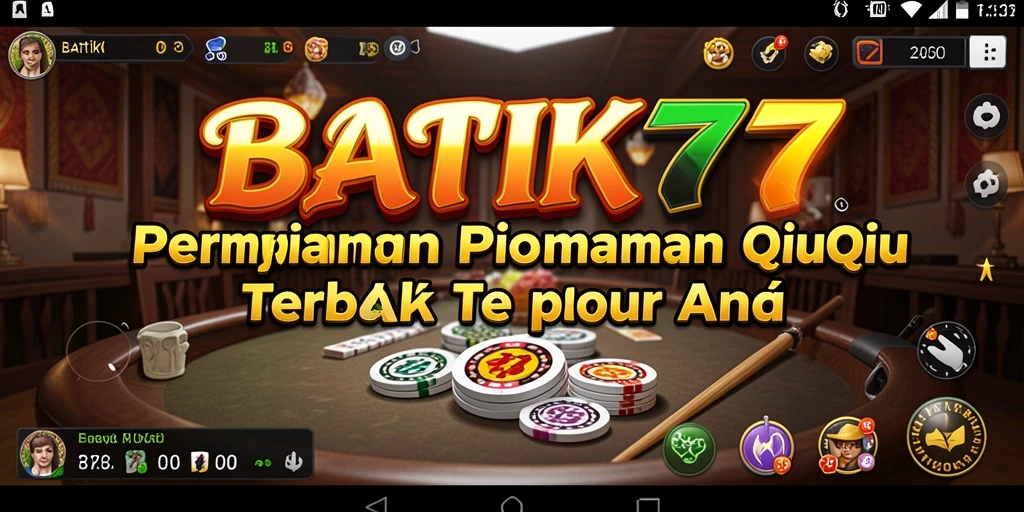 Screenshot gameplay QiuQiu yang seru dan kompetitif.