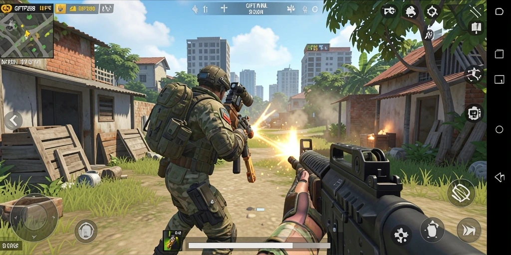 Tangkapan layar gameplay seru dari GIFTRP288 dengan aksi yang mendebarkan.