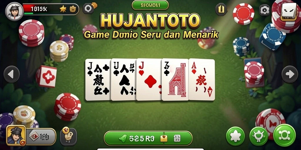 Tampilan gameplay HUJANTOTO yang menarik dan interaktif.