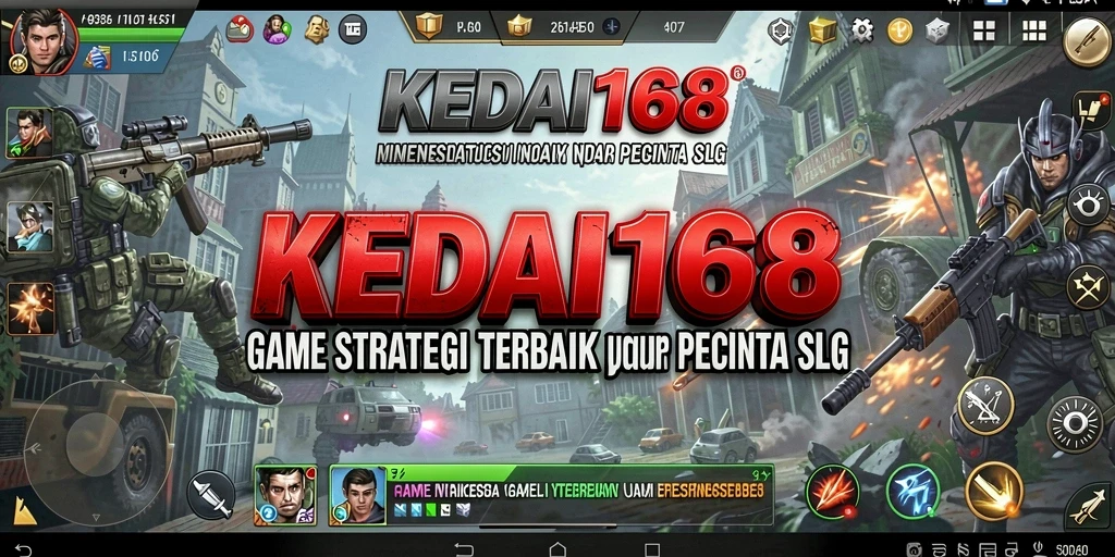 Screenshot menampilkan gameplay seru KEDAI168 dengan strategi SLG yang mendalam.