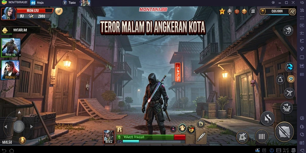 Screenshot utama MONTANA88 menampilkan ketegangan dan atmosfer horor yang mendalam.