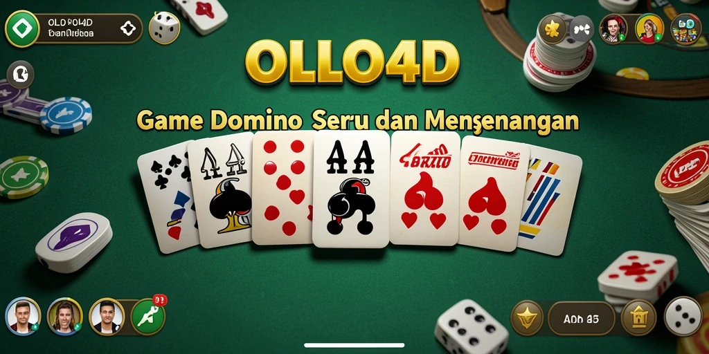 Tampilan menarik dari gameplay Domino di OLLO4D.
