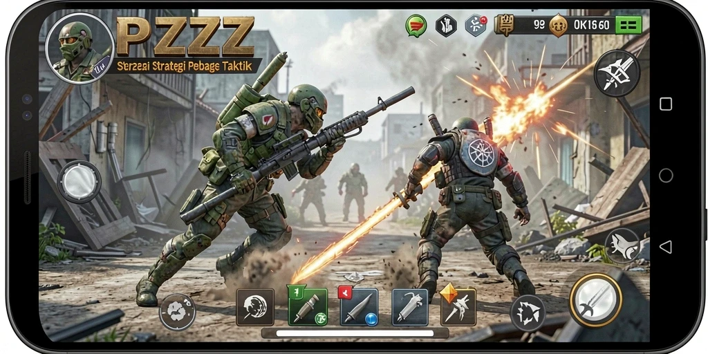Tampilan gameplay RPZZZ dengan strategi menawan dan grafis fantastis.