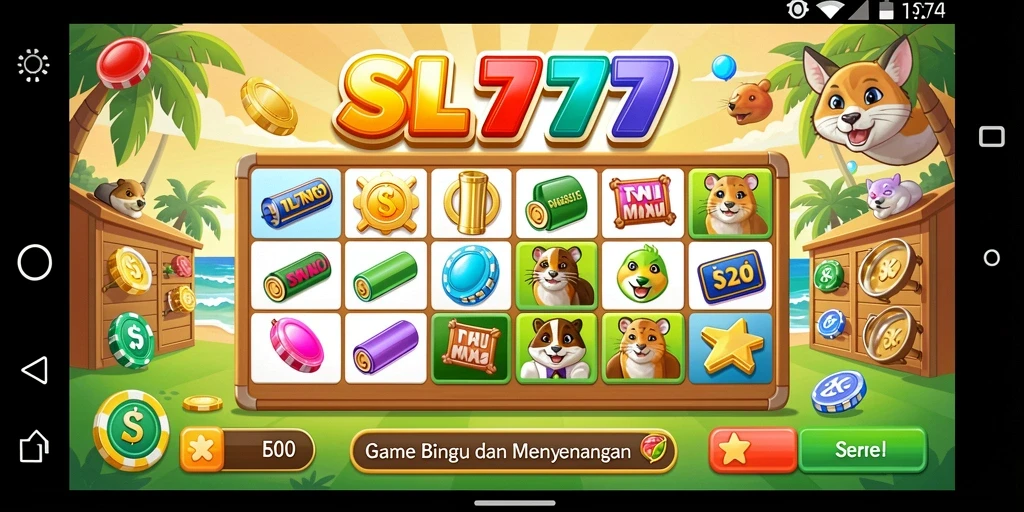 Tampilan menawan dari gameplay Bingo SL777 yang seru.