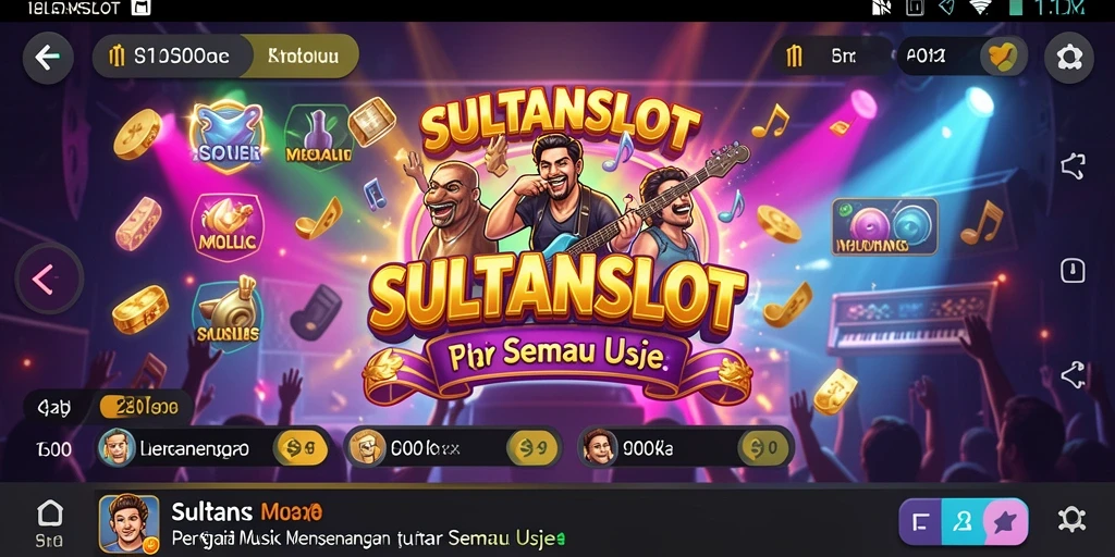 Tampilan gameplay SULTANSLOT yang menarik dan interaktif.